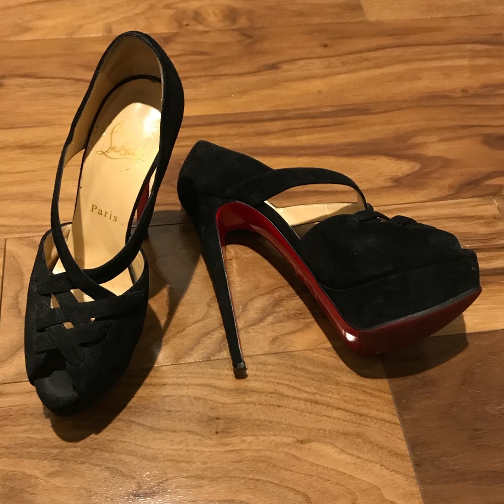 Authentic Christian Louboutins Platform Pumps 37.5